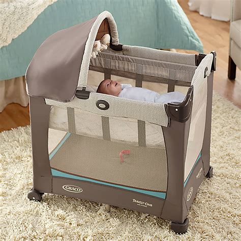 Standard cribs, also known as full-size cribs, are typically 28 inches wide by 52 inches long, which allows your baby to grow into the bed as they get older. . Porta crib graco